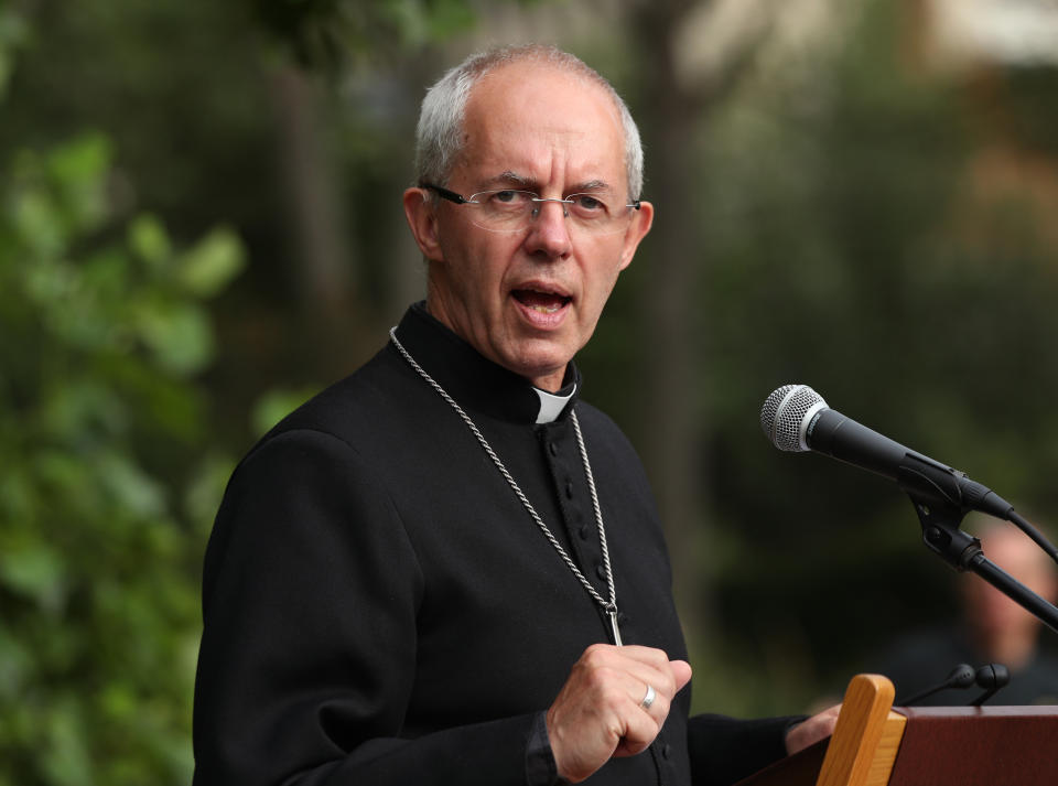 File photo dated 18/07/18 of the Archbishop of Canterbury Justin Welby, who has criticised political leaders who do not offer all people freedom, safety and opportunity. Welby told a human rights conference in London: 
