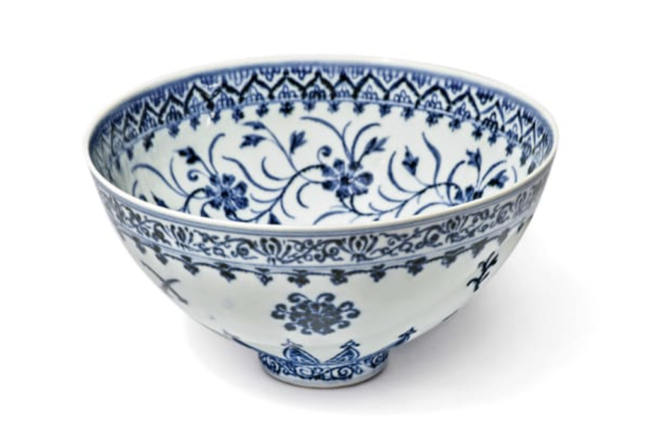 The Chinese bowl from the Yongle period. Source: CNN/Sotheby's