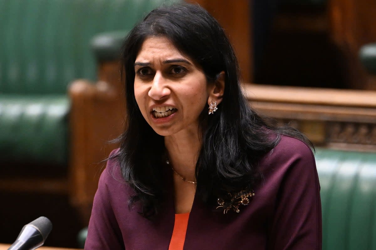 Home Secretary Suella Braverman (UK PARLIAMENT/AFP via Getty Imag)