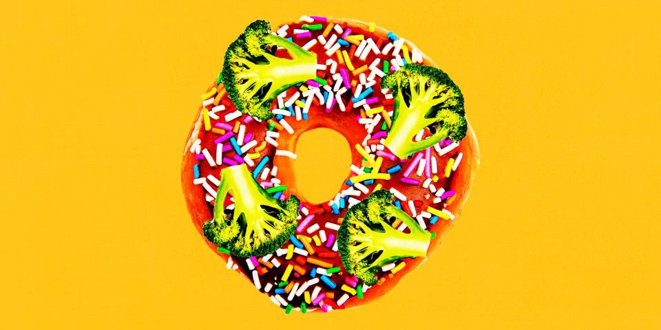 healthy veggie donut