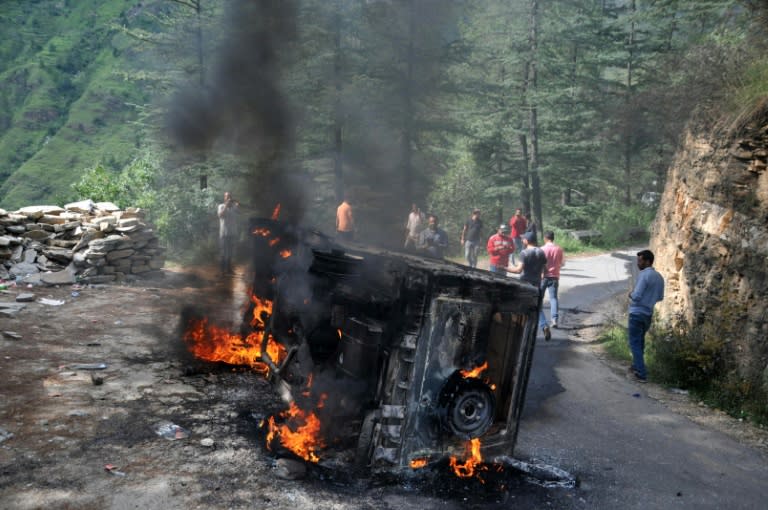 A man accused in the murder and gang rape of a school girl near the hill resort of Shimla has been killed in custody, police said July 20, triggering violent protests across the Himalayan state