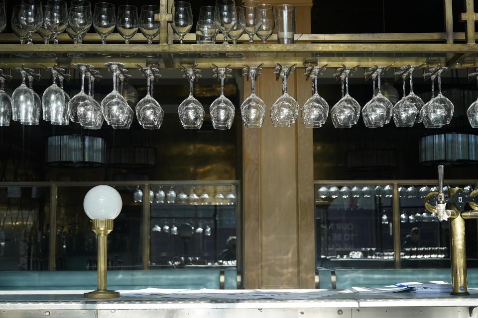 MANCHESTER, ENGLAND - MARCH 02: Beer pumps sit dormant in a Manchester pub during the pandemic lockdown on March 02, 2021 in Manchester, England. The Chancellor is expected to award 700,000 shops, pubs, clubs, hotels, restaurants, gyms and hair salons up to £18,000 each in the budget to kickstart businesses after the Coronavirus pandemic lockdown.  (Photo by Christopher Furlong/Getty Images)