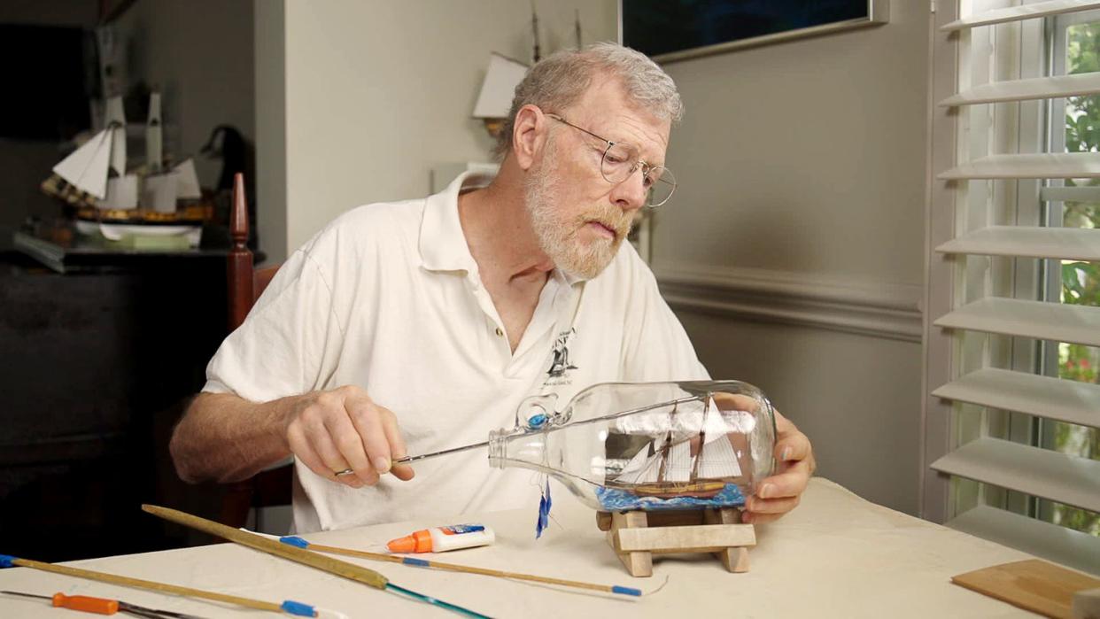 how a ship in a bottle is made