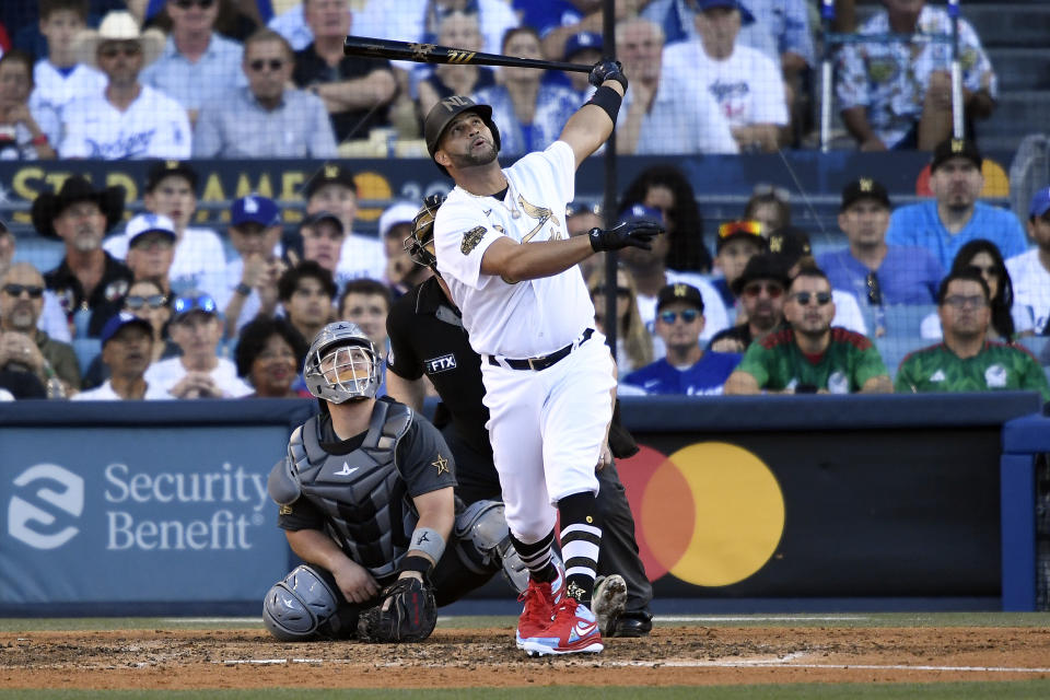 Albert Pujols參與2022大聯盟明星賽。（Photo by Kevork Djansezian/Getty Images）