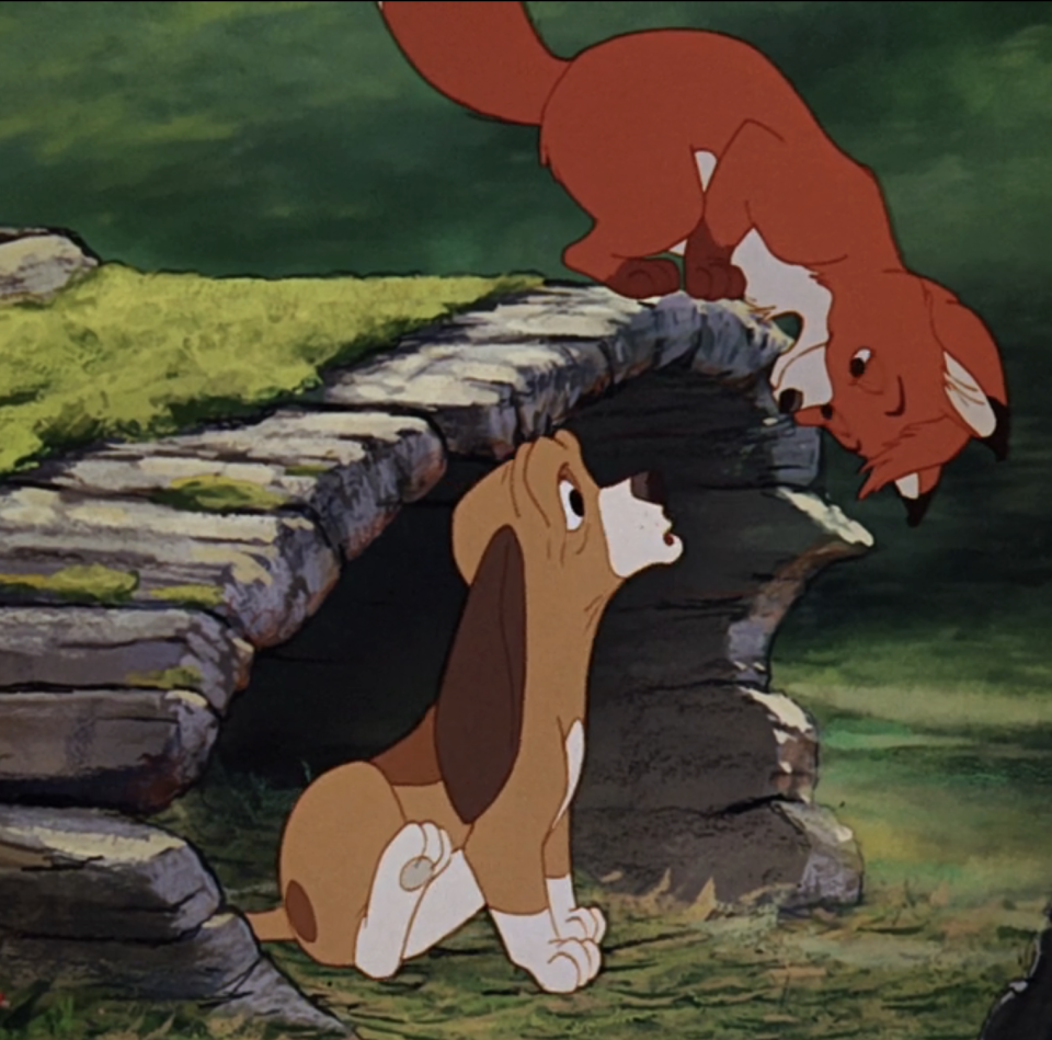 Screenshot from "The Fox and the Hound"