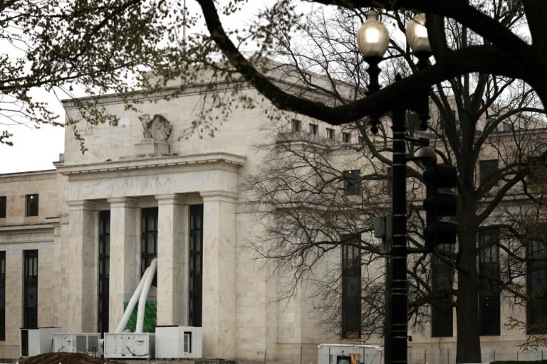 The US Federal Reserve decided unanimously to hold interest rates between 5.25 percent and 5.50 percent for a sixth meeting (ALEX WONG)