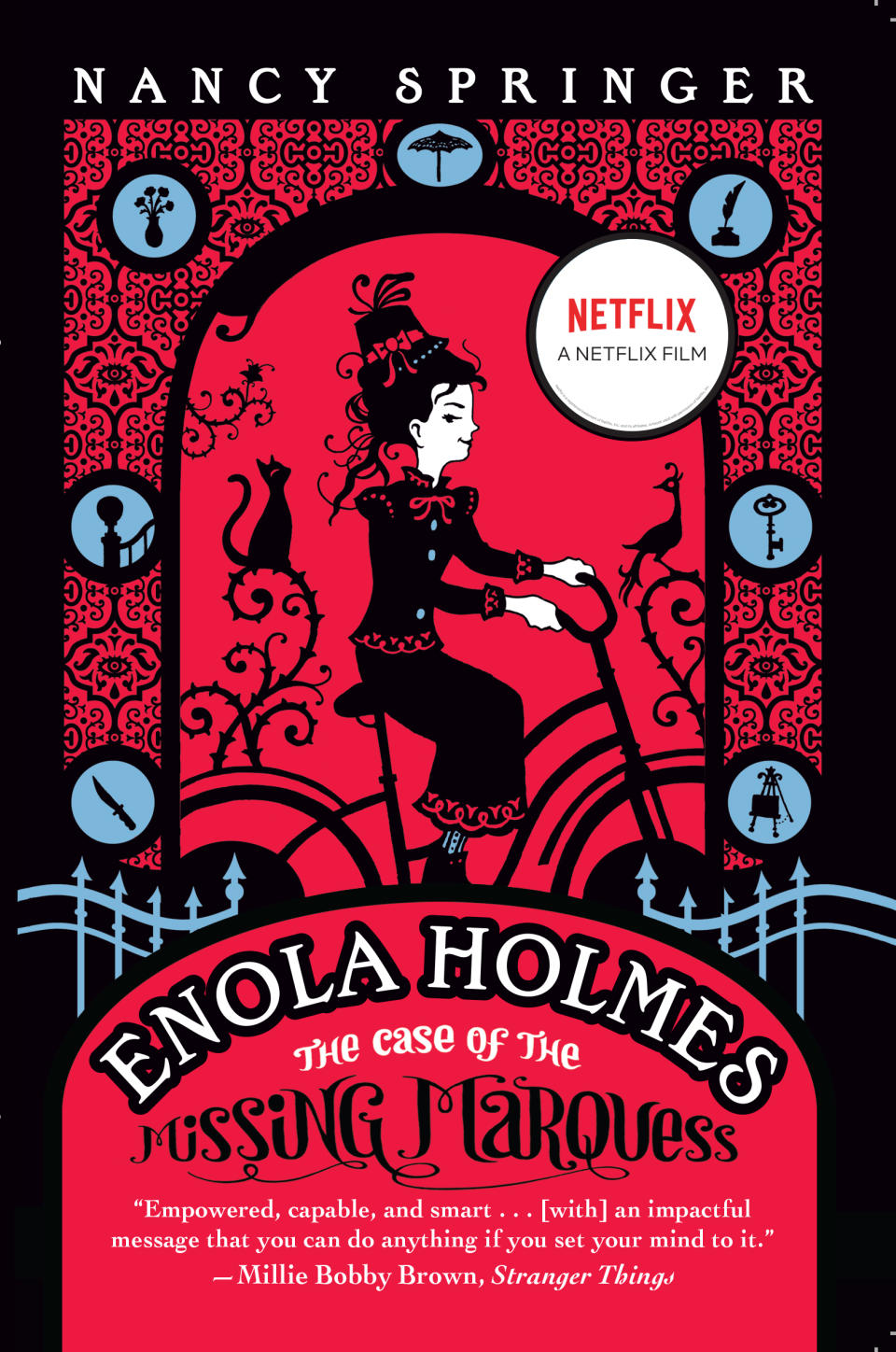 Enola Holmes: The Case of the Missing Marquess by Nancy Springer. Image via Indigo.