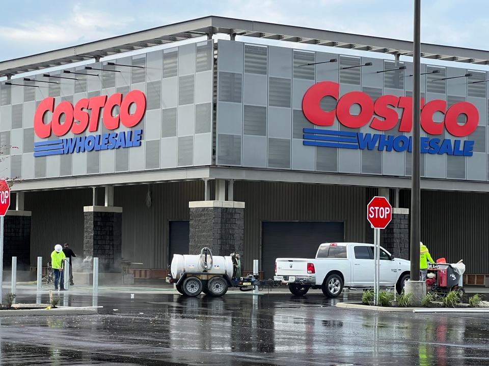 The Costco Wholesale club store at One Daytona nears completion on Tuesday, Jan. 16, 2024. The Issaquah, Washington-based membership warehouse club chain is slated to open its Daytona Beach location across the street from Daytona International Speedway on Feb. 22.