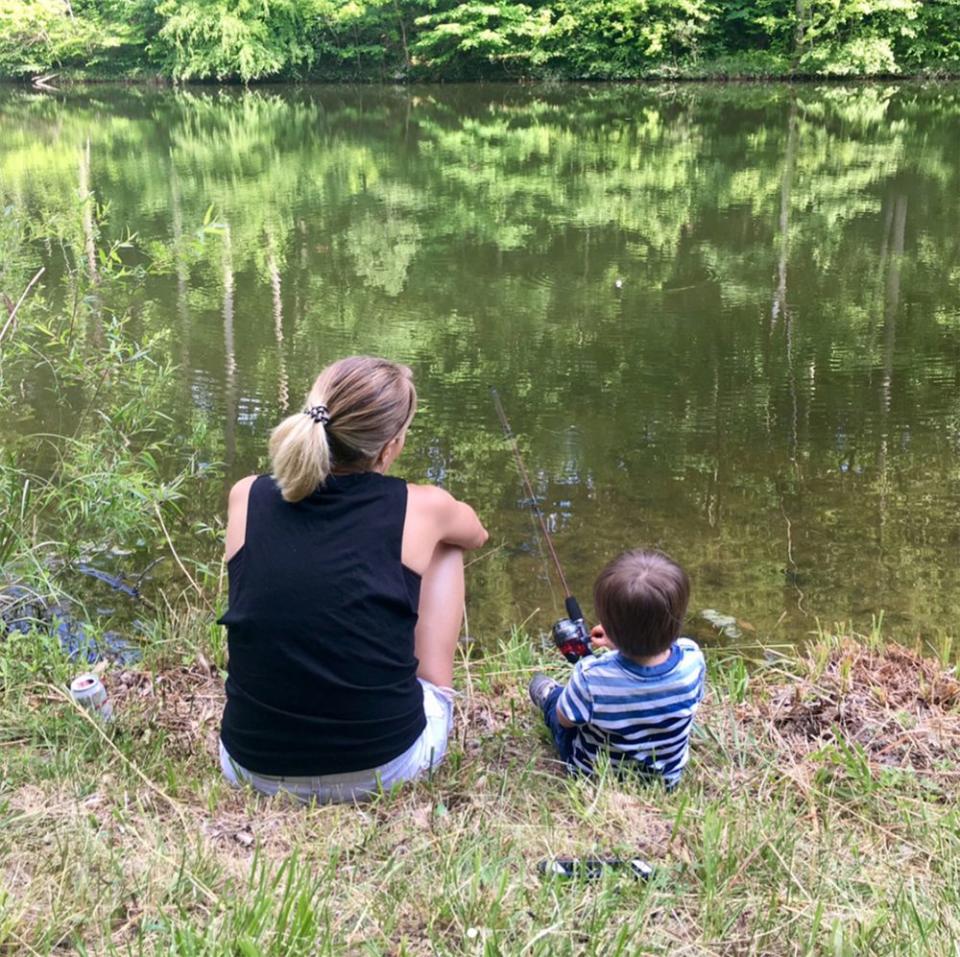 Carrie Underwood and son