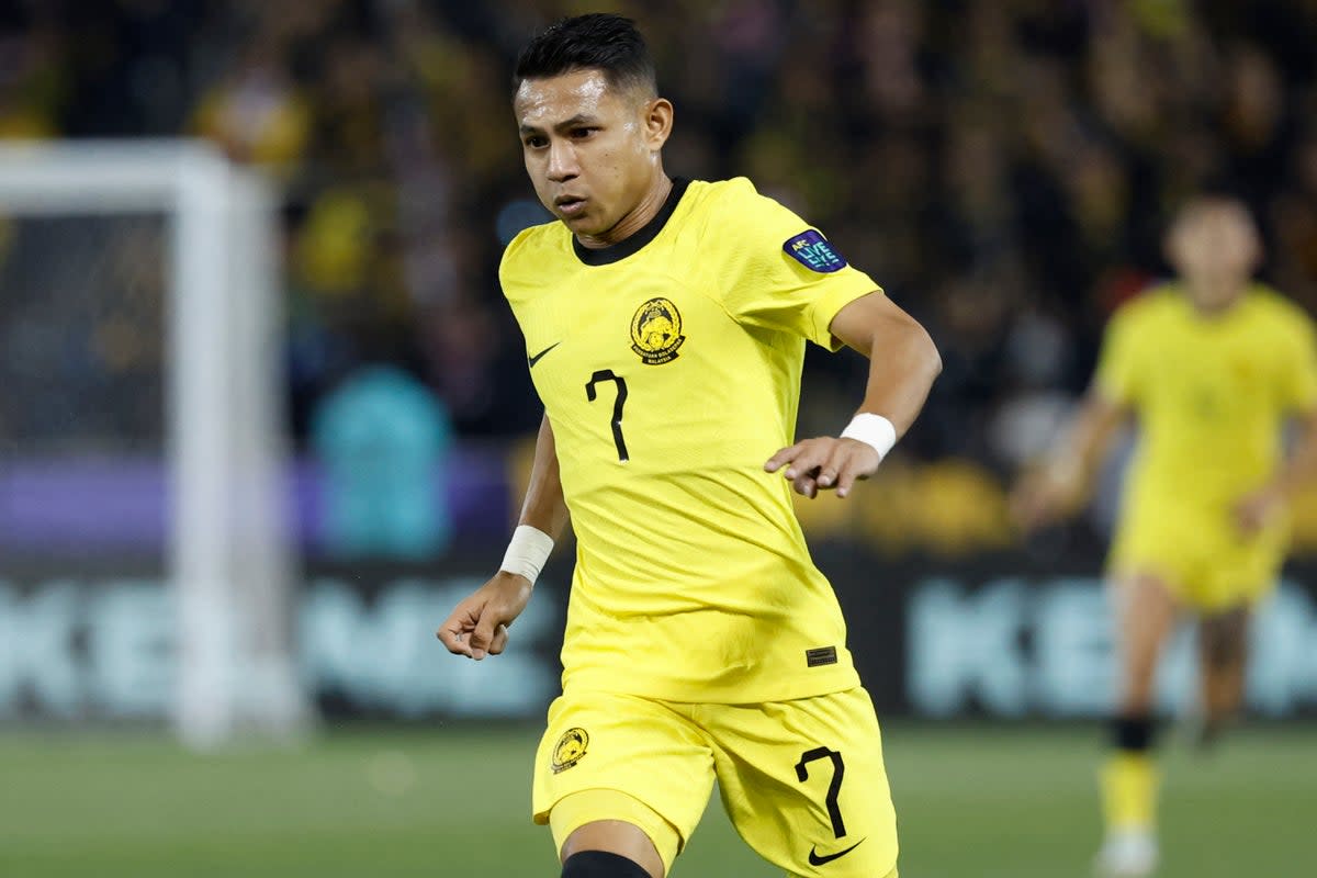 File. Malaysian national footballer Faisal Halim suffered second-degree burns after he was splashed with acid in an attack at a shopping mall earlier this month  (AFP via Getty Images)
