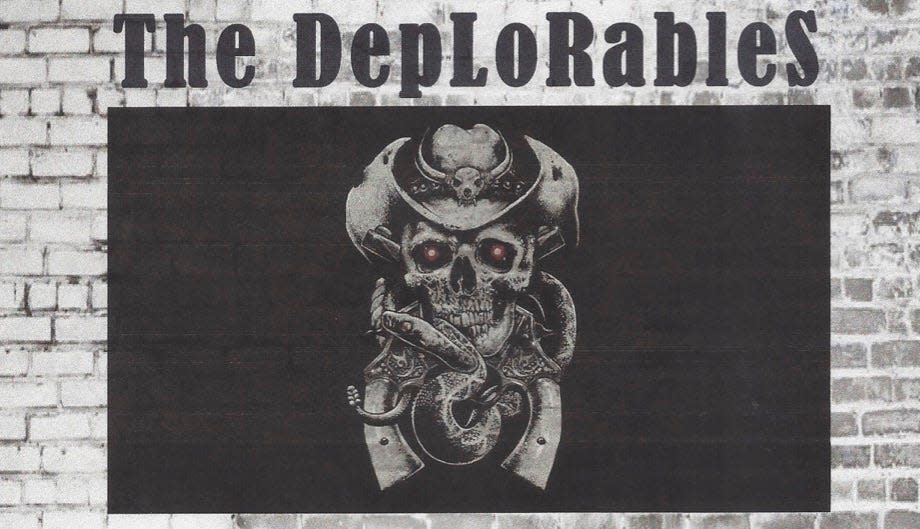 The logo for Naples rock band The DepLoRableS