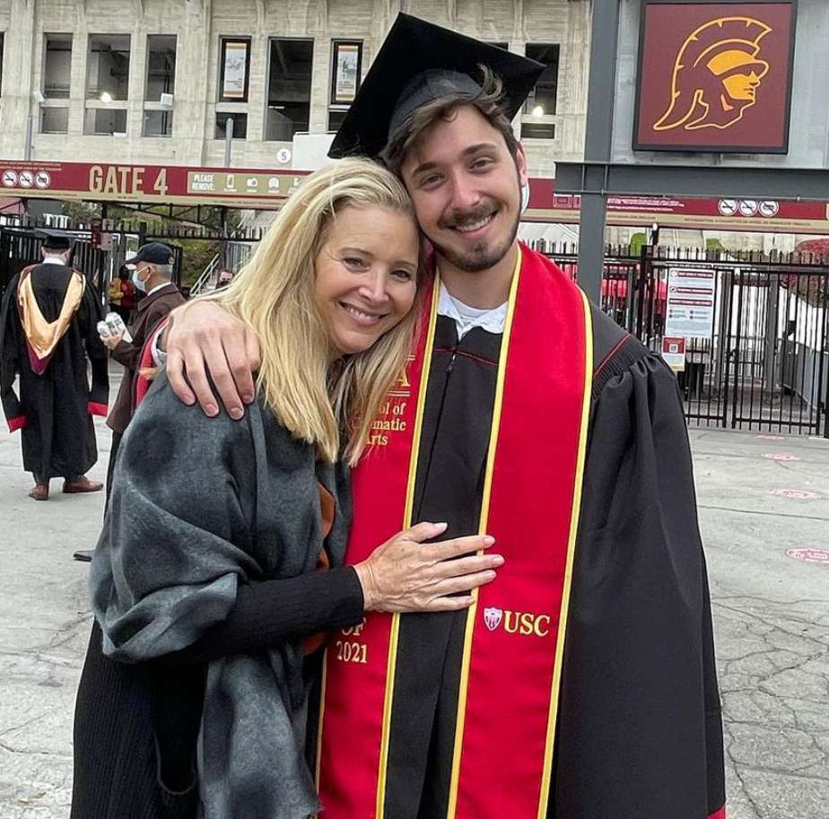 <p>The <em>Friends </em>star <a href="https://people.com/parents/lisa-kudrow-son-julian-graduates-university-southern-california/" rel="nofollow noopener" target="_blank" data-ylk="slk:celebrated her 23-year-old son Julian graduating;elm:context_link;itc:0;sec:content-canvas" class="link ">celebrated her 23-year-old son Julian graduating</a> from the University of Southern California, marking his big day with a celebratory Instagram post. </p> <p>"Happy proud HAPPY. And a little crying. By me not him.. <a href="https://www.instagram.com/juls_magewls/" rel="nofollow noopener" target="_blank" data-ylk="slk:@juls_magewls;elm:context_link;itc:0;sec:content-canvas" class="link ">@juls_magewls</a>," Kudrow <a href="https://www.instagram.com/p/CO8lObenRCr/" rel="nofollow noopener" target="_blank" data-ylk="slk:captioned her post.;elm:context_link;itc:0;sec:content-canvas" class="link ">captioned her post.</a></p>