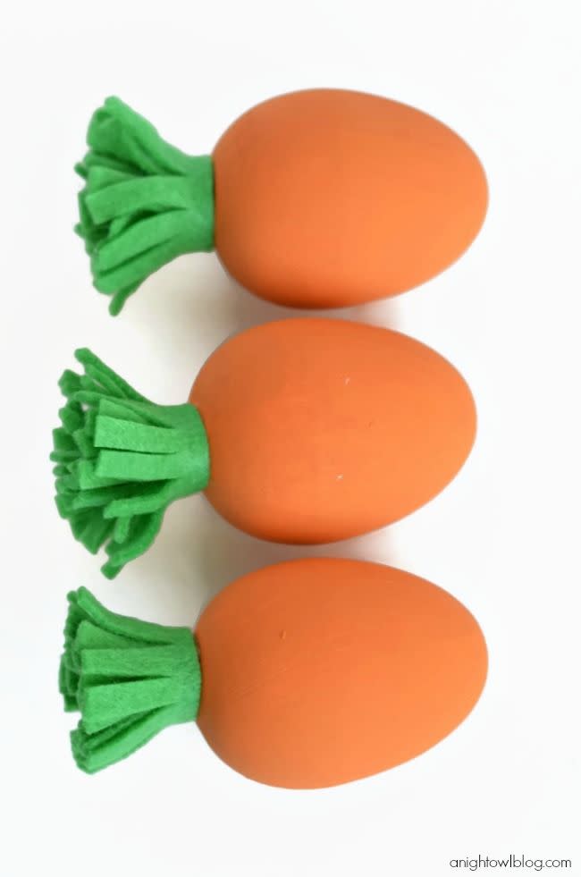 egg painting techniques carrot easter eggs