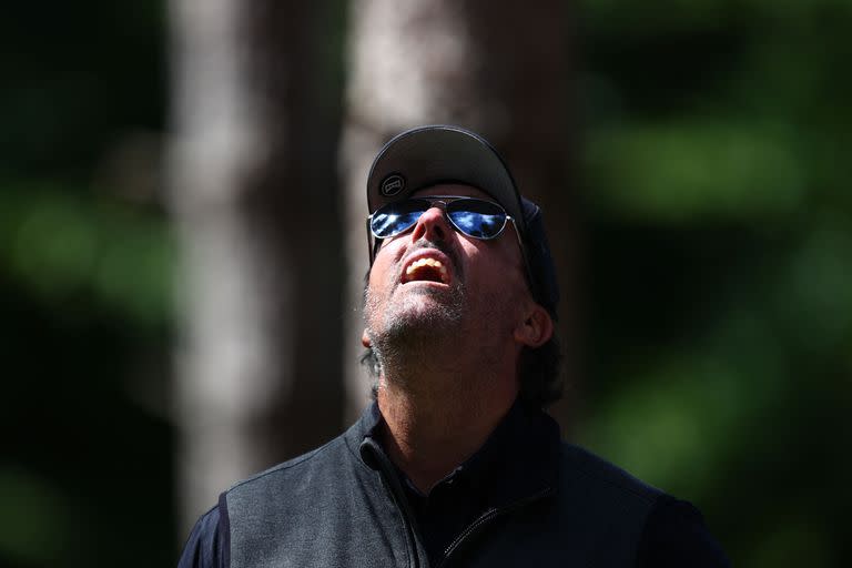 Phil Mickelson, en el ojo de la tormenta y ahora vinculado con la nueva liga con fondos árabes