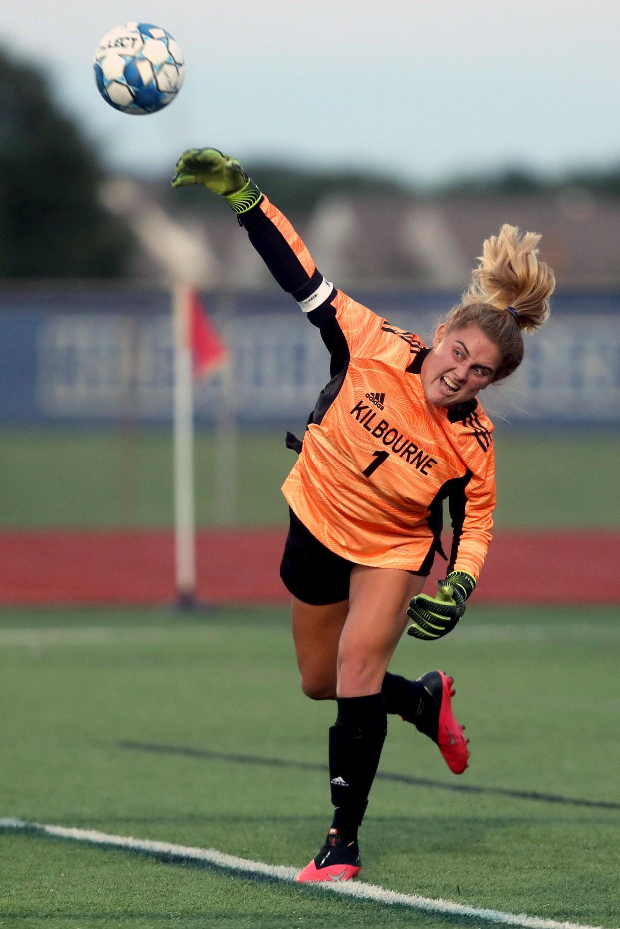 Senior goalie Celeste Sloma was second-team all-state and first-team all-district and all-league for Kilbourne.