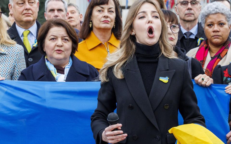 Ukrainian soprano singer Daria Mykolenko - SALVATORE DI NOLFI/EPA-EFE/Shutterstock