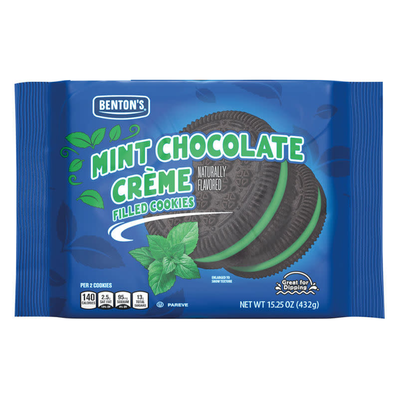 Benton's Mint Chocolate Sandwich Cremes<p>Aldi</p>