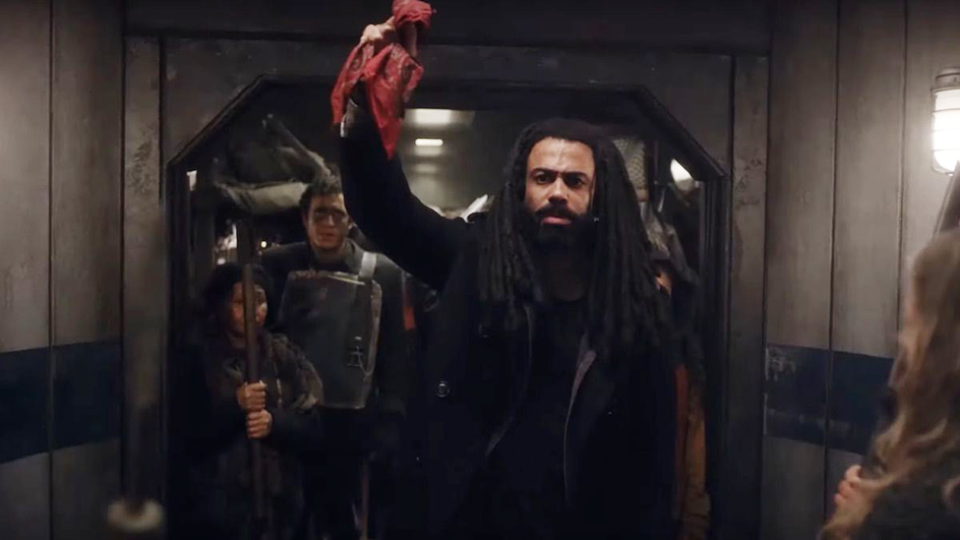 Andre Layon (Daveed Diggs) in train in Netflix's Snowpiercer