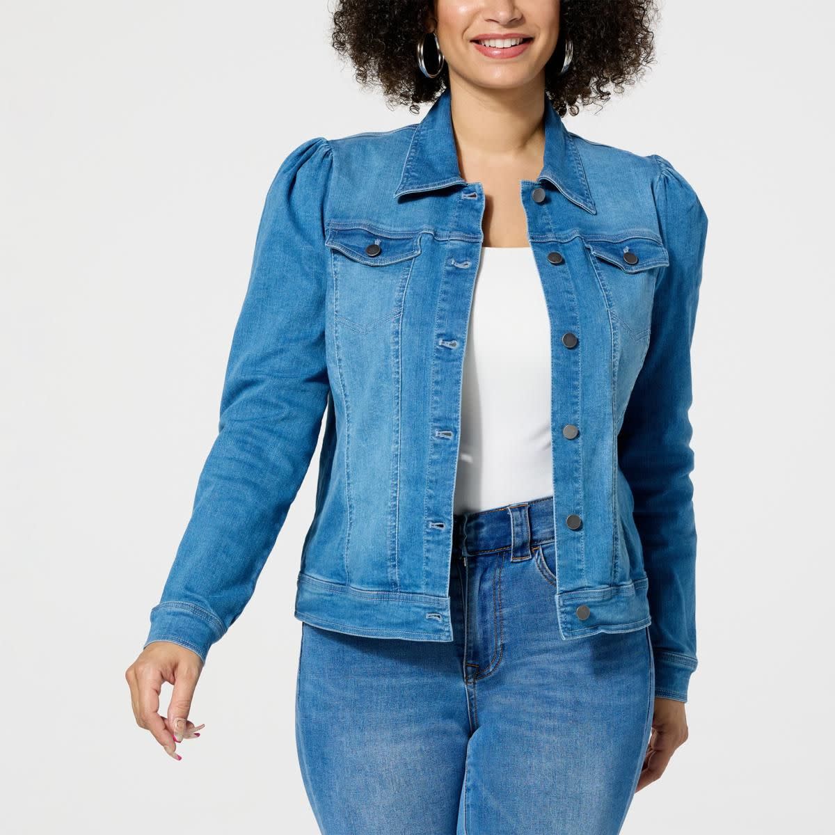 <p><a href="https://go.redirectingat.com?id=74968X1596630&url=https%3A%2F%2Fwww.hsn.com%2Fproducts%2Flacey-chabert-puff-sleeve-denim-jacket%2F22180293&sref=https%3A%2F%2F" rel="nofollow noopener" target="_blank" data-ylk="slk:Shop Now;elm:context_link;itc:0;sec:content-canvas" class="link rapid-noclick-resp">Shop Now</a></p><p>Puff Sleeve Denim Jacket</p><p>hsn.com</p>