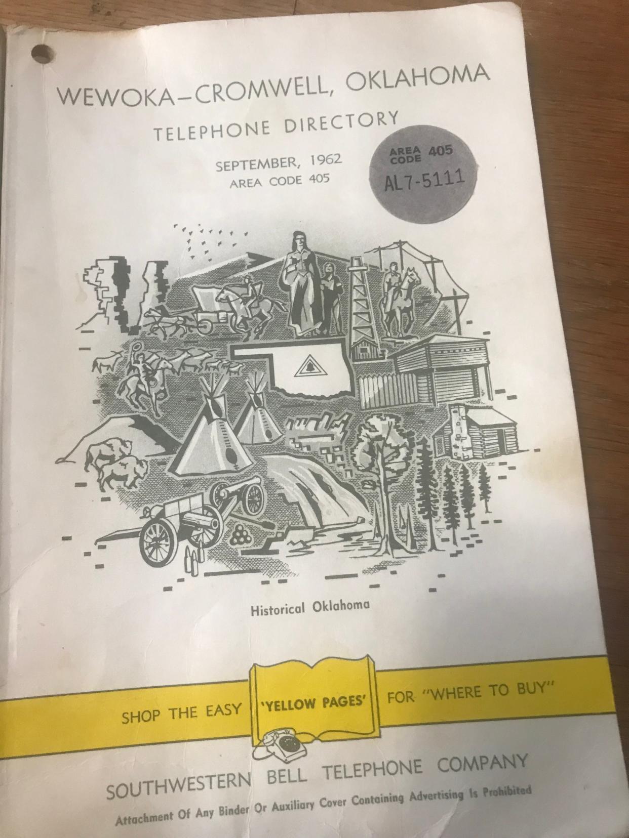 A 1962 Wewoka telephone directory provided columnist Andrea Chancellor with more information about the town where her granny had lived.
