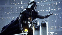 <p> <strong>Sold For:</strong> $898,420 </p> <p> Darth Vader is one of the most iconic villains in film history, so it's no surprise that his equally iconic helmet would be a prized possession. Specifically, the helmet from <em>The Empire Strikes Back</em> sold in 2017 for 1 million British pounds, or just short of $900,000 dollars. </p>