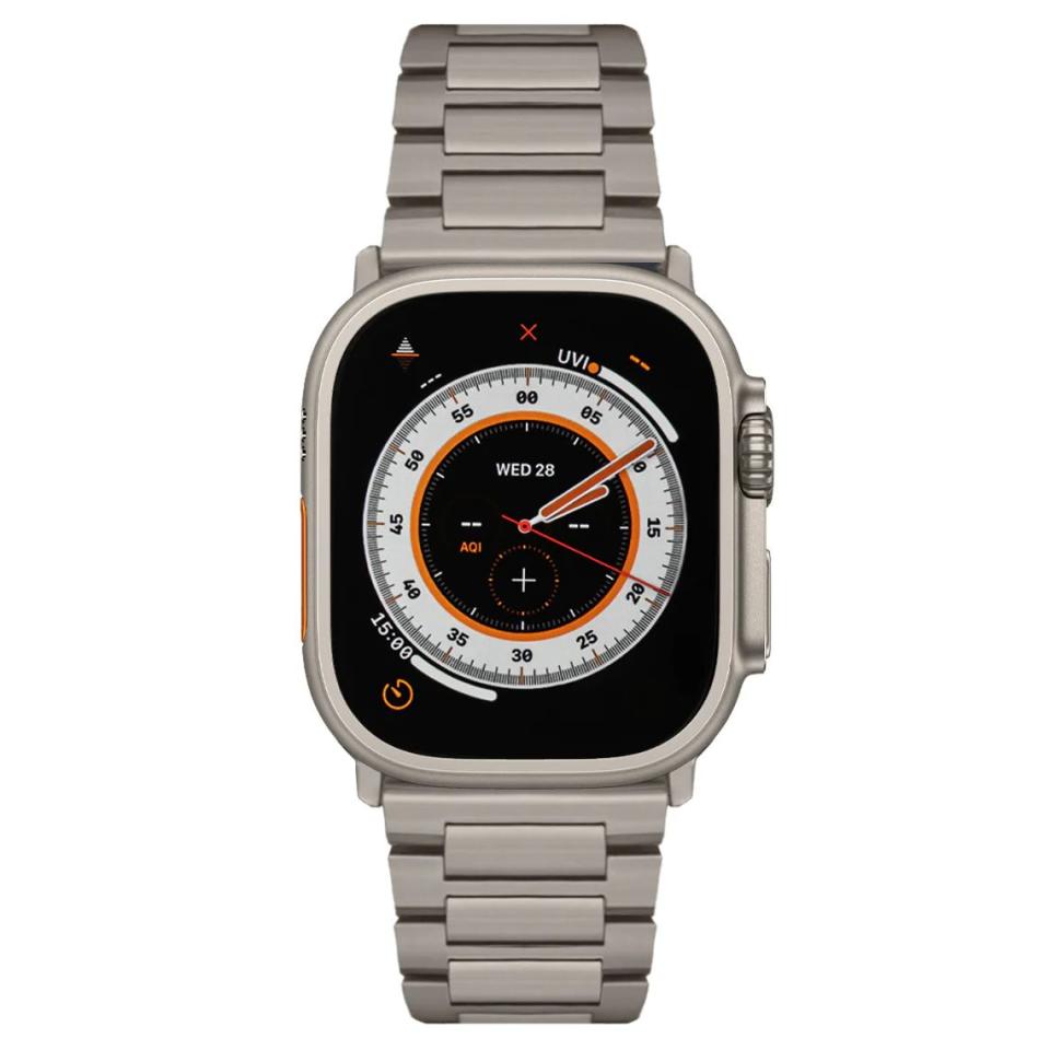 <p><a href="https://go.redirectingat.com?id=74968X1596630&url=https%3A%2F%2Fwww.sandmarc.com%2Fproducts%2Ftitanium-edition-apple-watch-ultra-band&sref=https%3A%2F%2Fwww.bestproducts.com%2Ftech%2Fgadgets%2Fg43942551%2Fbest-apple-watch-ultra-bands%2F" rel="nofollow noopener" target="_blank" data-ylk="slk:Shop Now;elm:context_link;itc:0;sec:content-canvas" class="link ">Shop Now</a></p><p>Titanium Edition Apple Watch Ultra Band</p><p>sandmarc.com</p><p>$199.99</p>