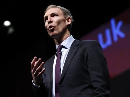 Scottish Labour Party leader Jim Murphy delivers his speech at the Scottish Labour Party Conference in Edinburgh, Scotland March 7, 2015. REUTERS/Russell Cheyne