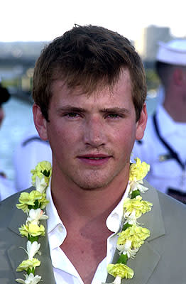 William Lee Scott aboard the USS John C. Stennis at the Honolulu, Hawaii premiere of Touchstone Pictures' Pearl Harbor