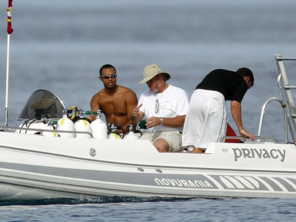 tiger woods boat