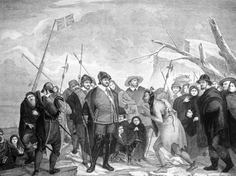 1620 LANDING OF PILGRIM... (Charles Phelps Cushing / Getty Images)