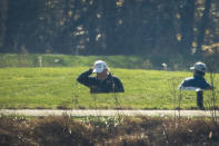 STERLING, VA - NOVEMBER 07: U.S. President Donald Trump golfs at Trump National Golf Club, on November 7, 2020 in Sterling, Virginia. News outlets projected that Democratic nominee Joe Biden will be the 46th president of the United States after a victory in Pennsylvania. (Photo by Al Drago/Getty Images)