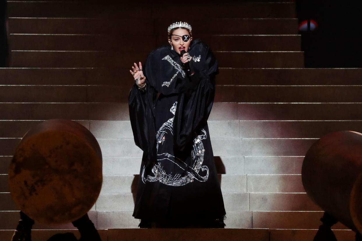 Madonna stuns in a pirate outfit as she renders a beautiful performance