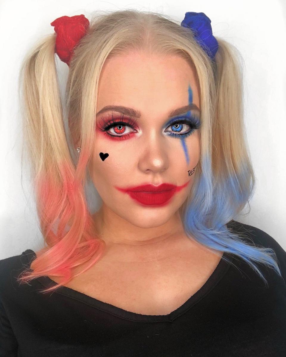 Leanne Cooper Harley Quinn Makeup