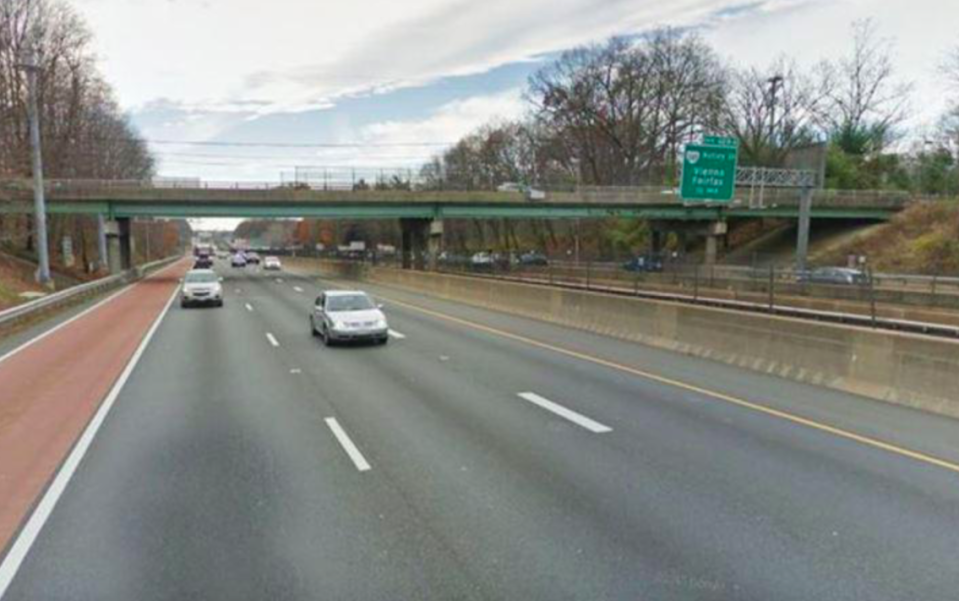 <em>The boy jumped from a bridge on Interstate 66 in Fairfax County, Virginia (Google)</em>