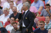 Football Soccer Britain - Leicester City v Manchester United - FA Community Shield - Wembley Stadium - 7/8/16 Manchester United manager Jose Mourinho Action Images via Reuters / Andrew Couldridge Livepic EDITORIAL USE ONLY. No use with unauthorized audio, video, data, fixture lists, club/league logos or "live" services. Online in-match use limited to 45 images, no video emulation. No use in betting, games or single club/league/player publications. Please contact your account representative for further details.