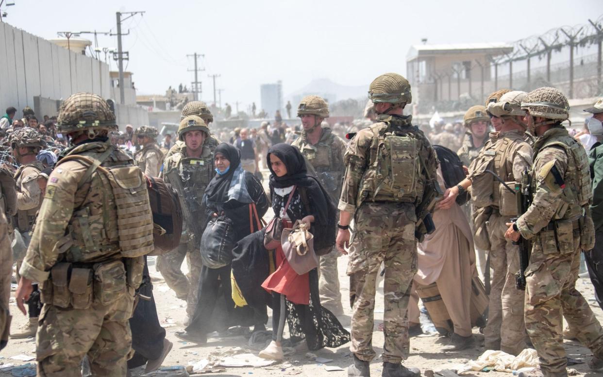 UK Armed Forces personnel have been deployed to Kabul as the evacuation of Afghan and British nationals continues - Crown Copyright