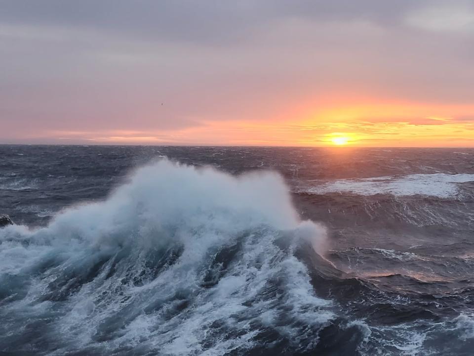 The waves crash on the waters of Labrador. Joey Deveau took this photo about 225 km east of Charlottetown.