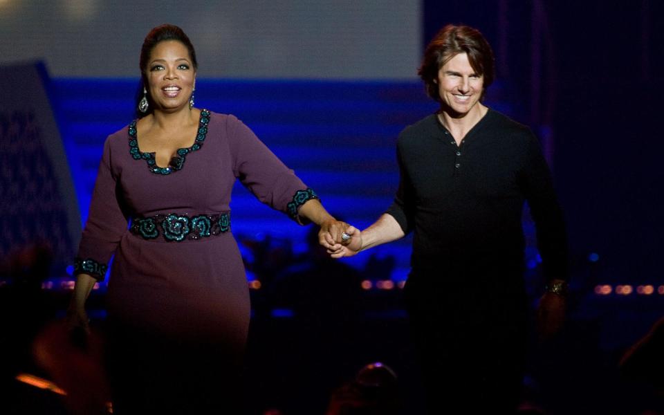 Oprah Winfrey and Tom Cruise - Getty