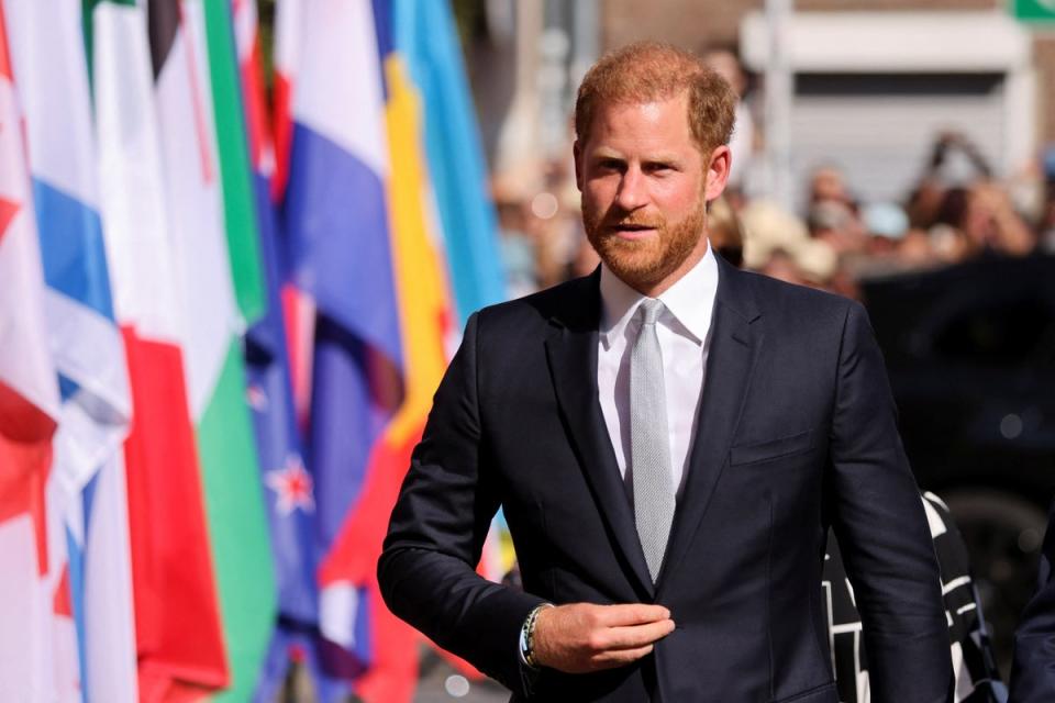 Harry ahead of the last games’ opening ceremony (REUTERS)