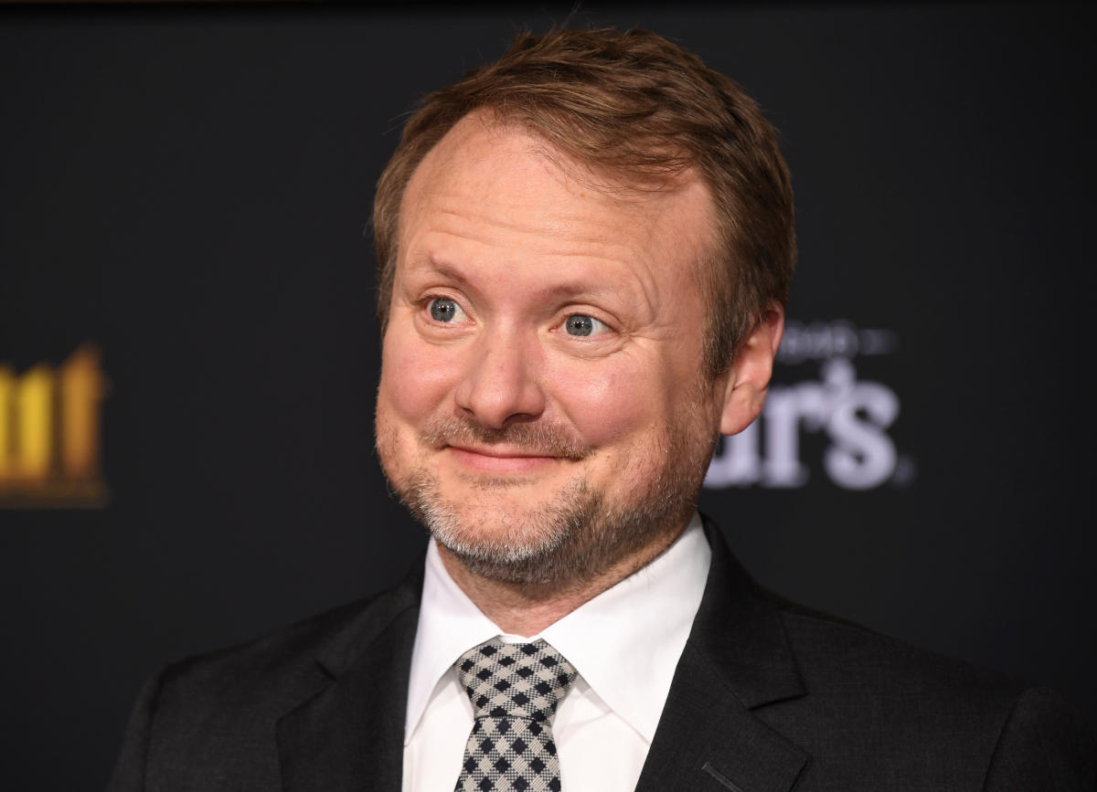 Director Rian Johnson, actors Don Johnson, Jaeden Martell and Jamie News  Photo - Getty Images