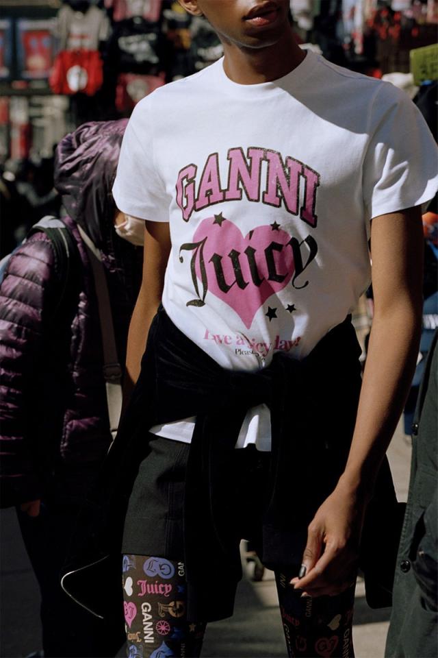 Ganni's x Juicy Couture Puts A Twist On Paris Hilton's Favourite Tracksuit