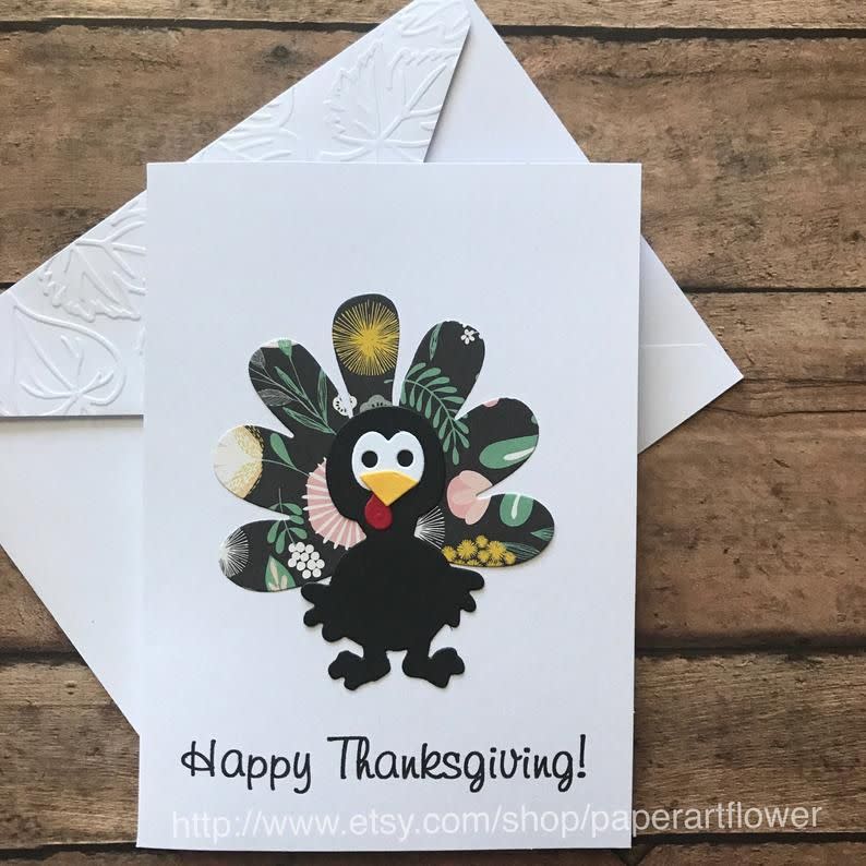 4) Thanksgiving Turkey Card