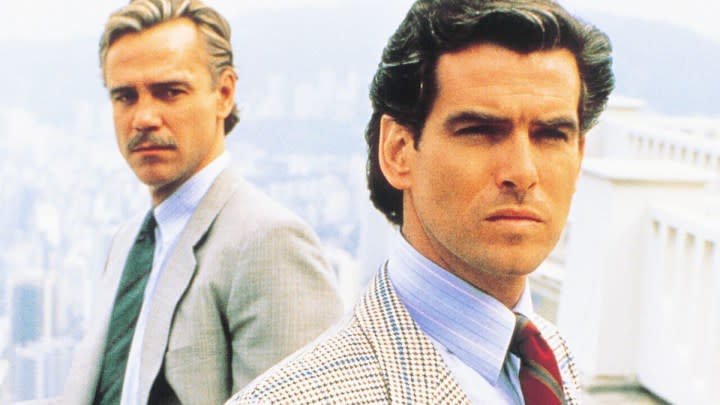 Ben Masters and Pierce Brosnan in Noble House.