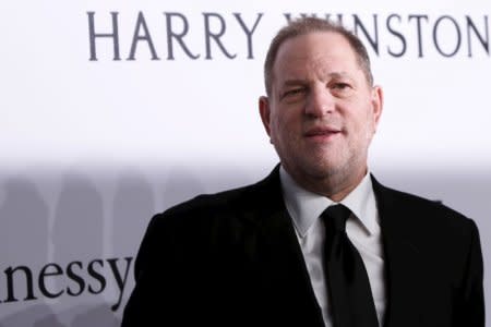 Film producer Harvey Weinstein attends the 2016 amfAR New York Gala at Cipriani Wall Street in Manhattan, New York February 10, 2016. REUTERS/Andrew Kelly