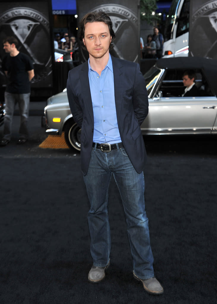 X Men First Class NYC Premiere 2011 James McAvoy