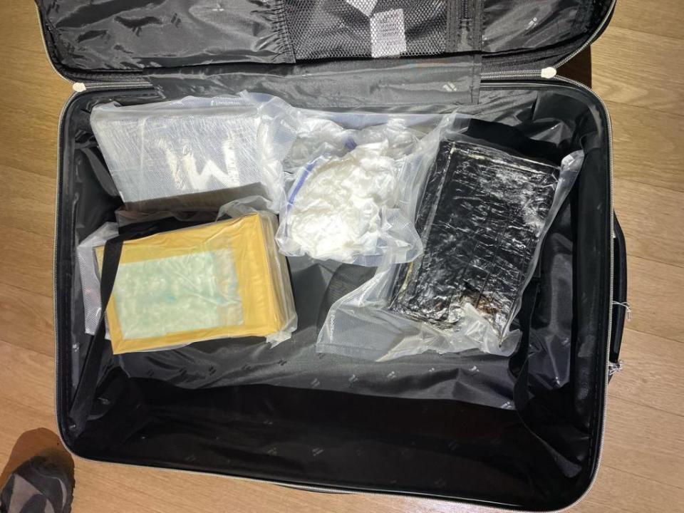 Investigators found 30 pounds of meth and about eight pounds of cocaine in the Hell’s Kitchen apartment where they arrested the alleged drug dealers. Office of the Special Narcotics Prosecutor for the City of New York