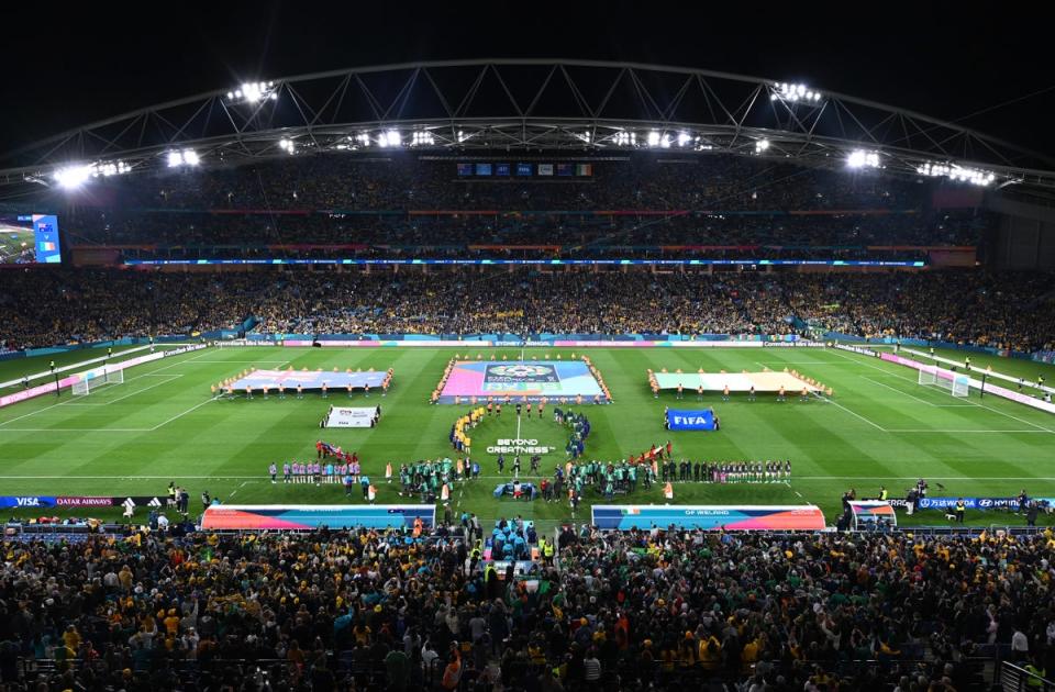 Stadium Australia hosts Australia vs Republic of Ireland (Getty Images)