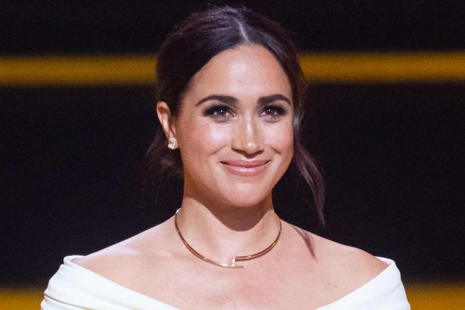 <p>Samir Hussein/WireImage</p> Meghan Markle in 2022