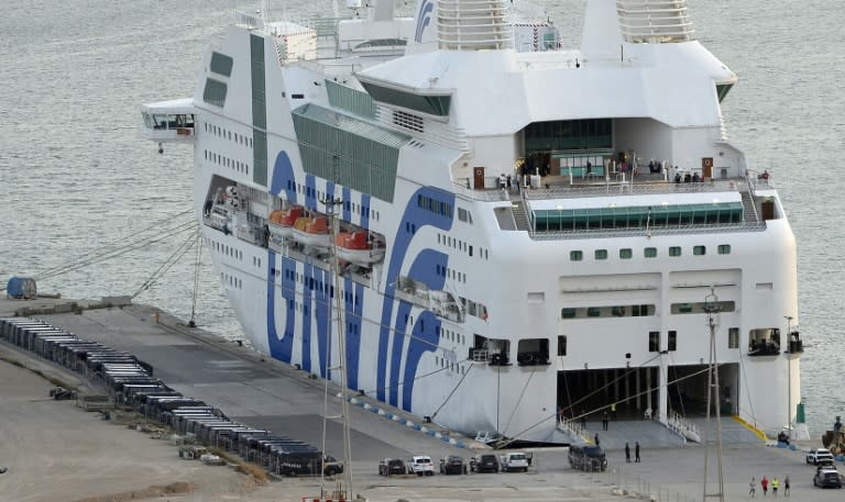 Three cruise ships, with a combined capacity for 6,600 passengers, will house extra officers in Catalonia