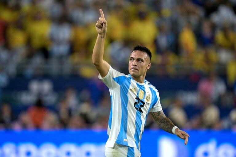 Lautaro Martínez fue el goleador de la selección en el torneo con cinco tantos, entre ellos el de la final ante Colombia